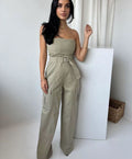Zara Belted Cargo Jumpsuit