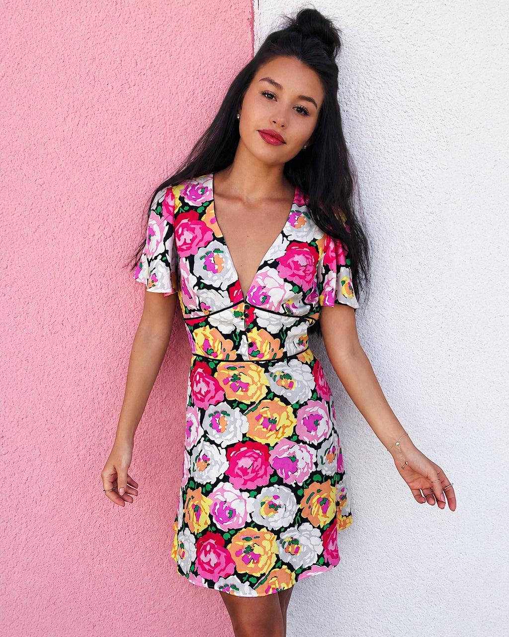 Zara
Floral mini dress