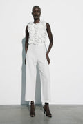 Zara
Ruffled Orangza Jumpsuit