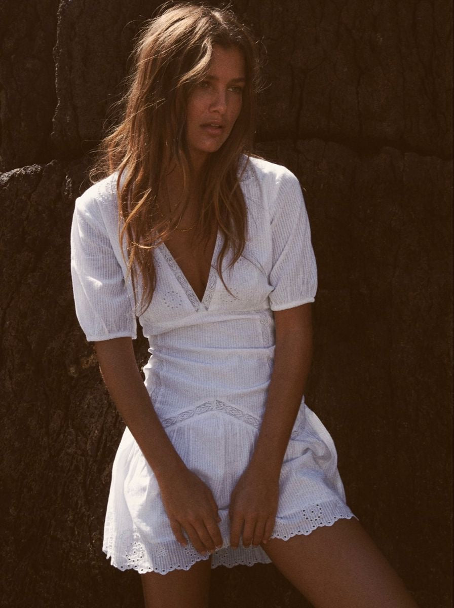 Zara 
Lace trim dress