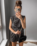 Zara
Polka dot satin dress