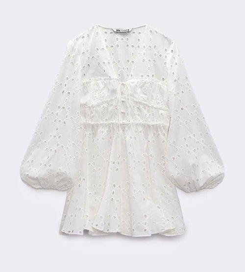 Zara
Cutwork Mini dress