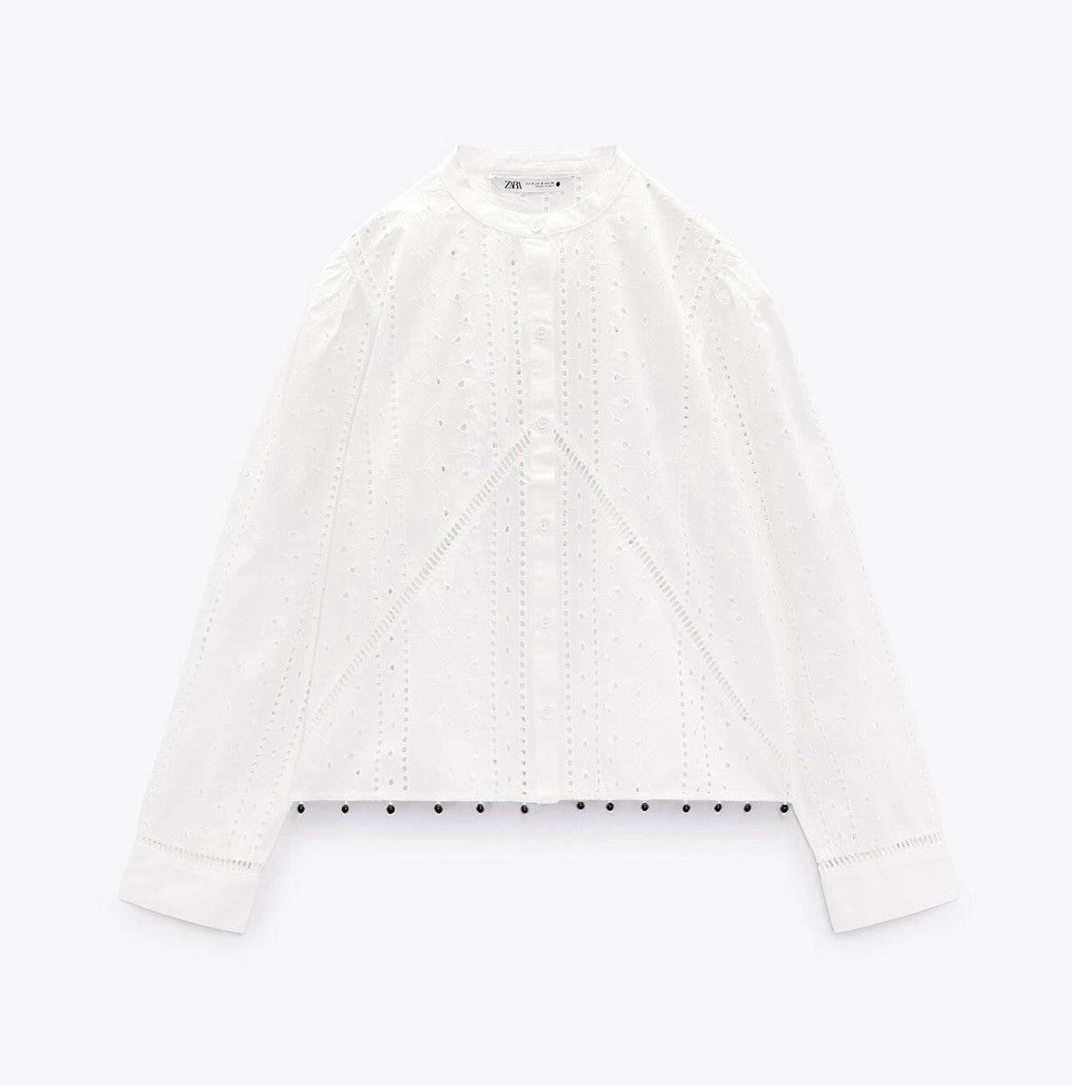 Zara
Cutwork beaded blouse