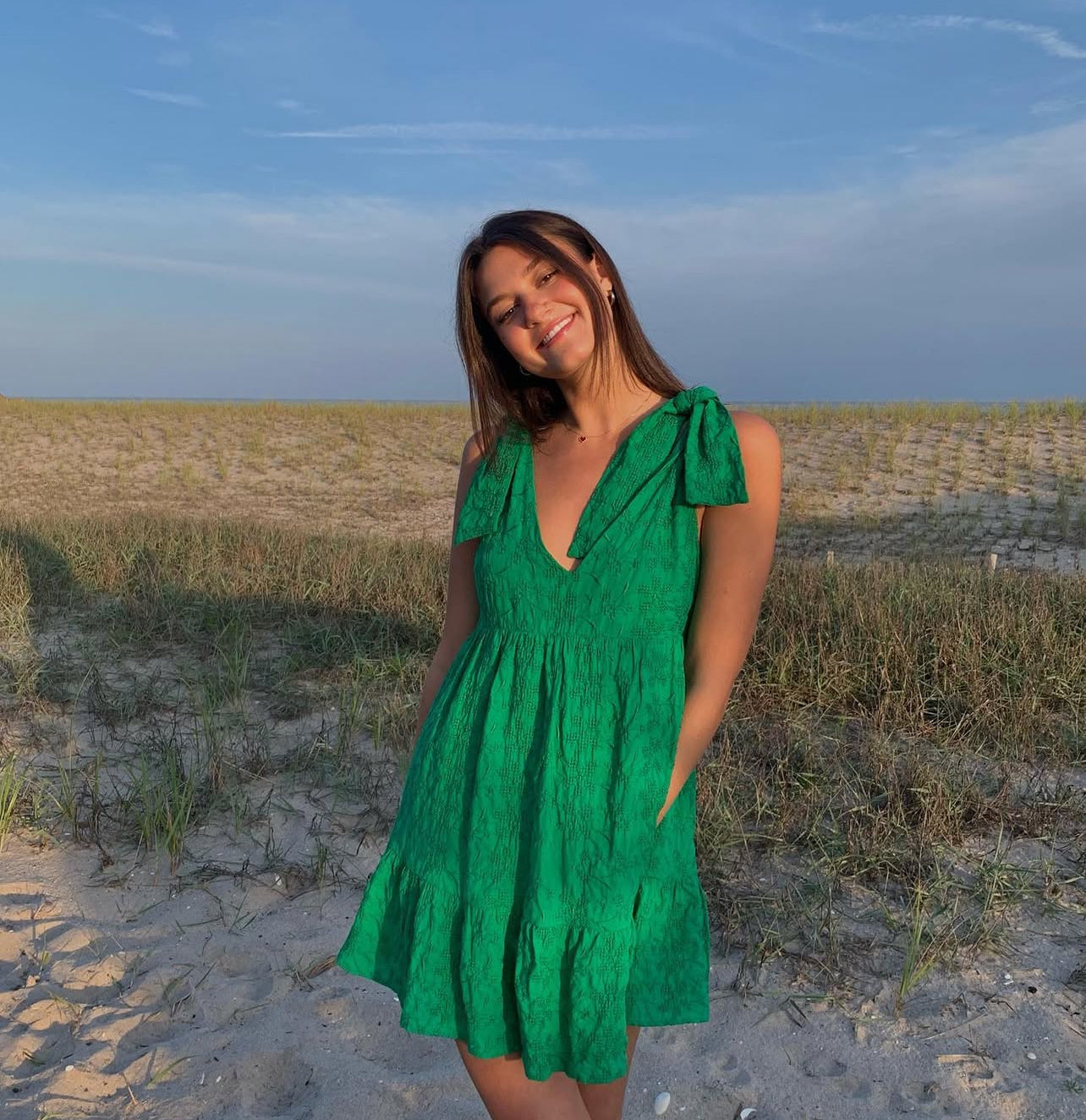 Zara
Textured ruffled dress