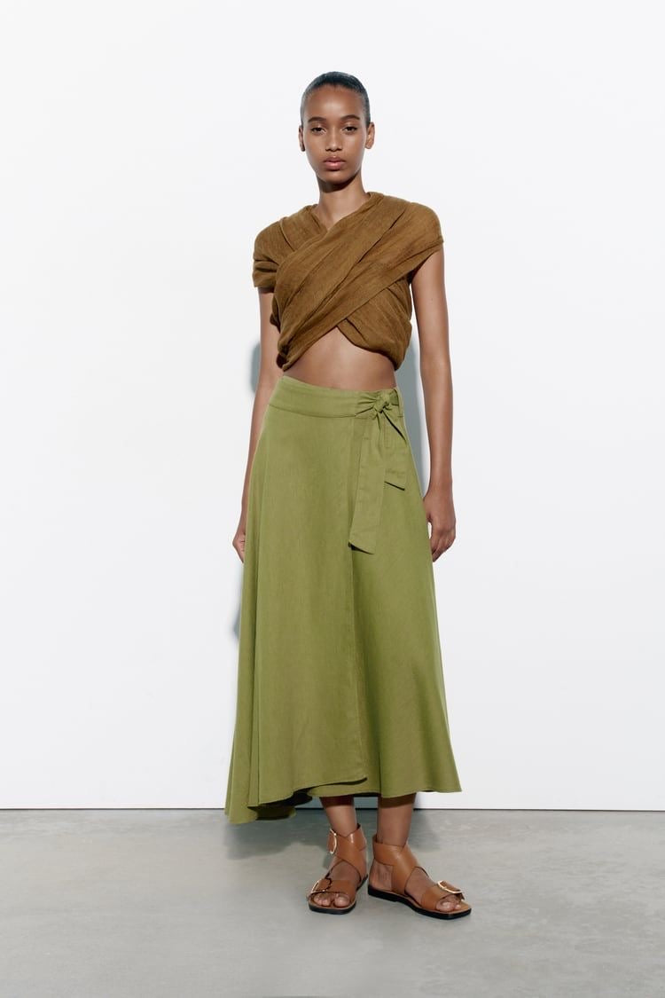Zara
Wrap Linen Skirt