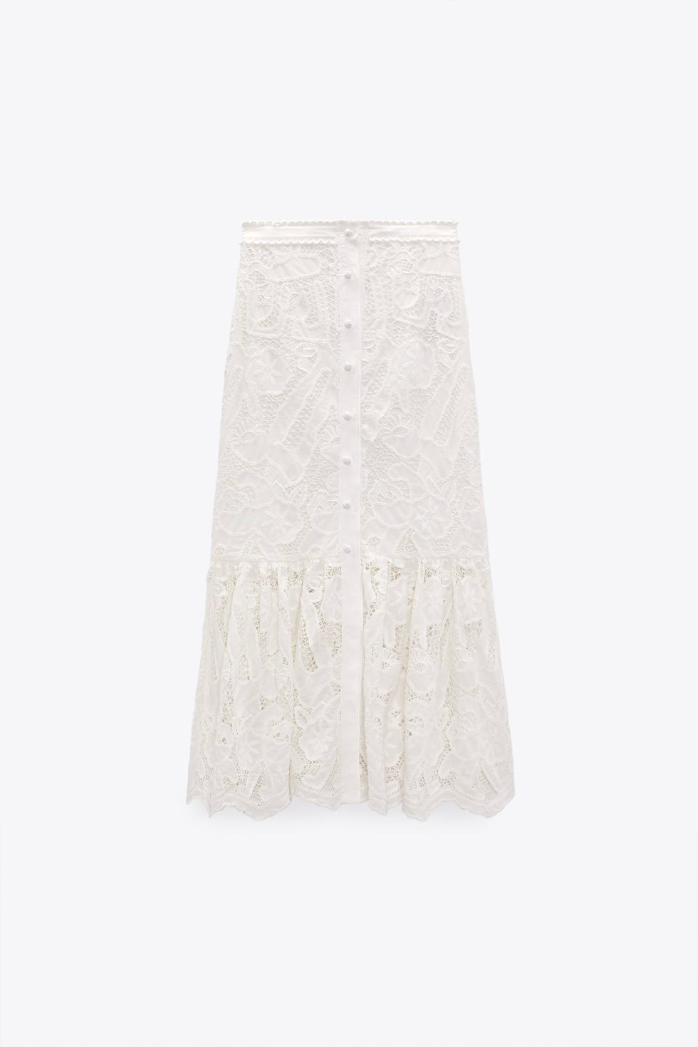 Zara
Textured Lace Skirt