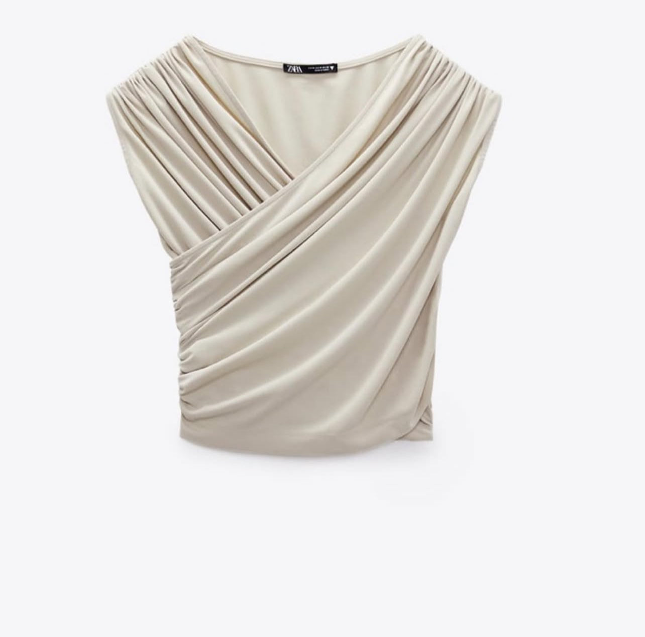 Zara
Cross-over cropped tank