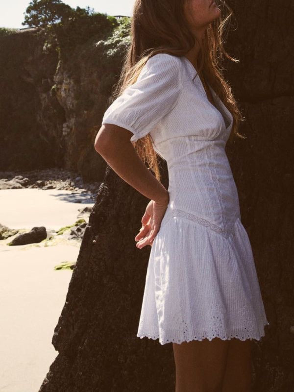 Zara 
Lace trim dress