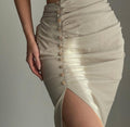 Zara
Linen Midi Skirt