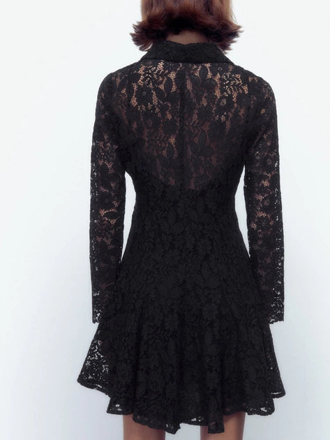 Zara
Lace buttoned dress