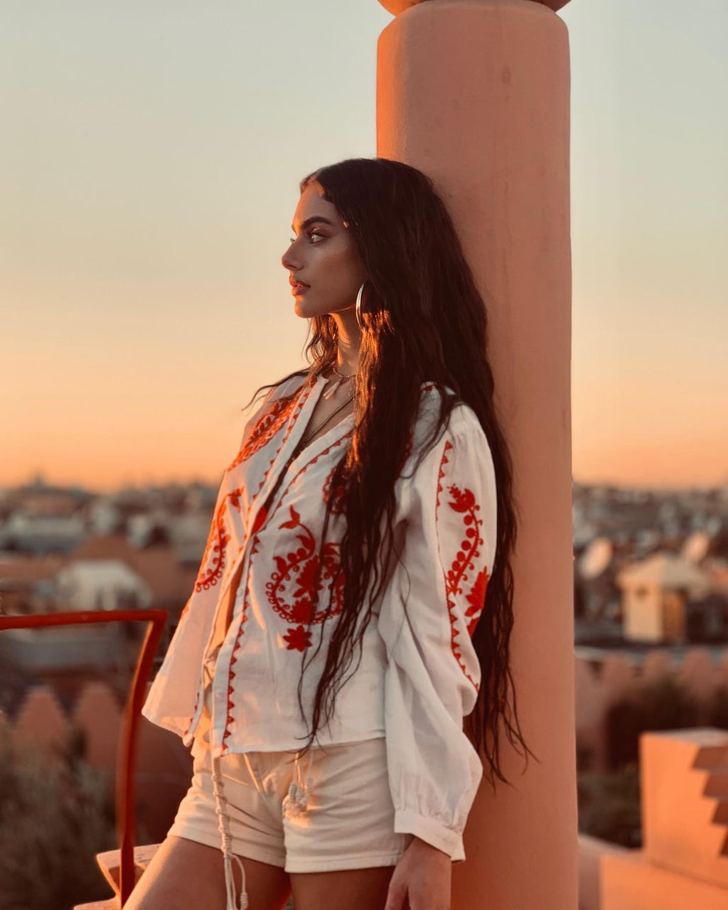Zara 
Embroidered Blouse