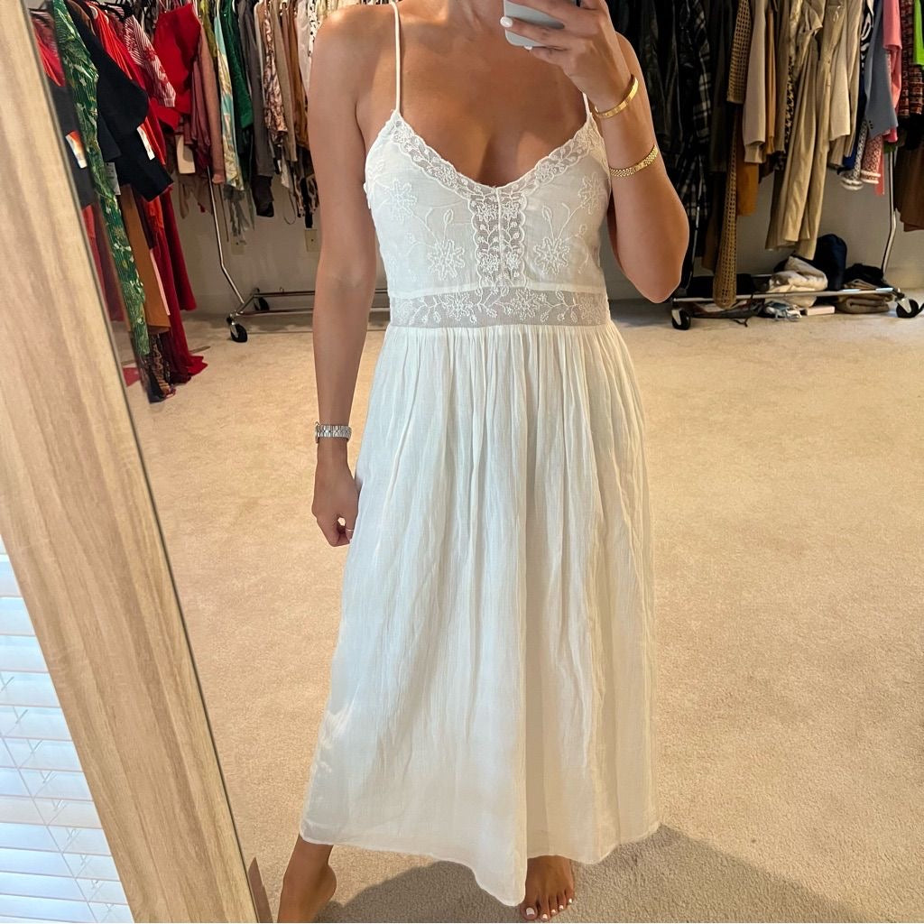 Zara 
Lace trim Dress