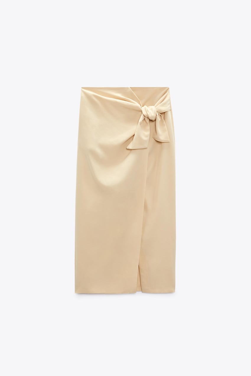 Zara
Wrap midi skirt