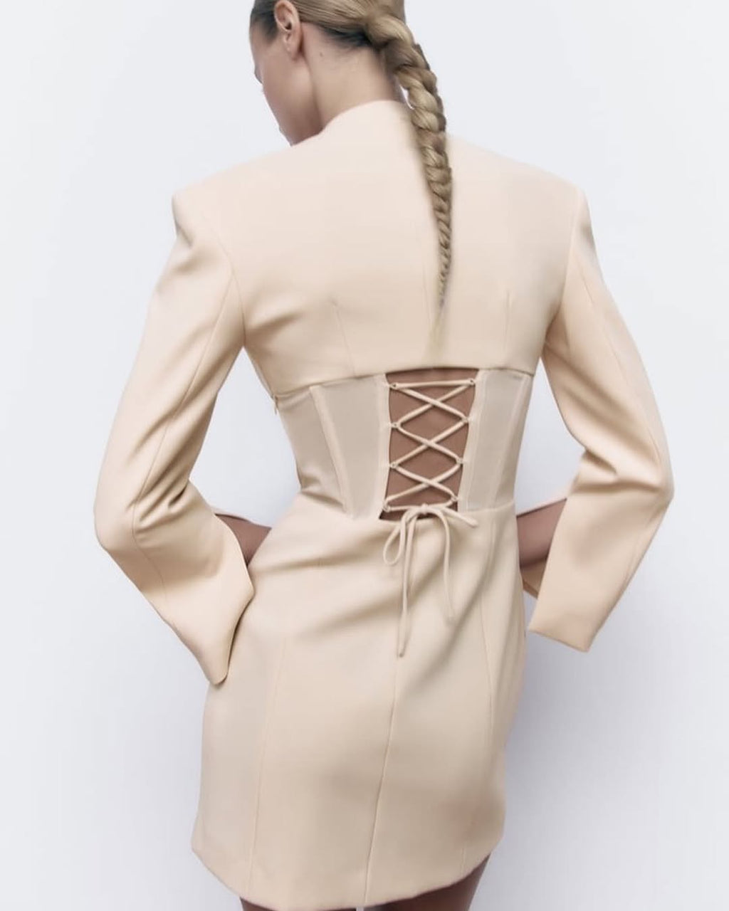 Zara
Corset-inspired blazer dress