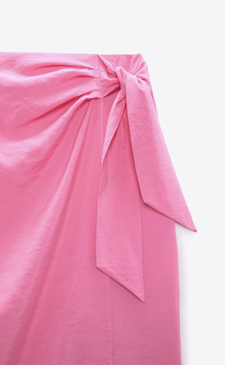 Zara
Wrap midi skirt