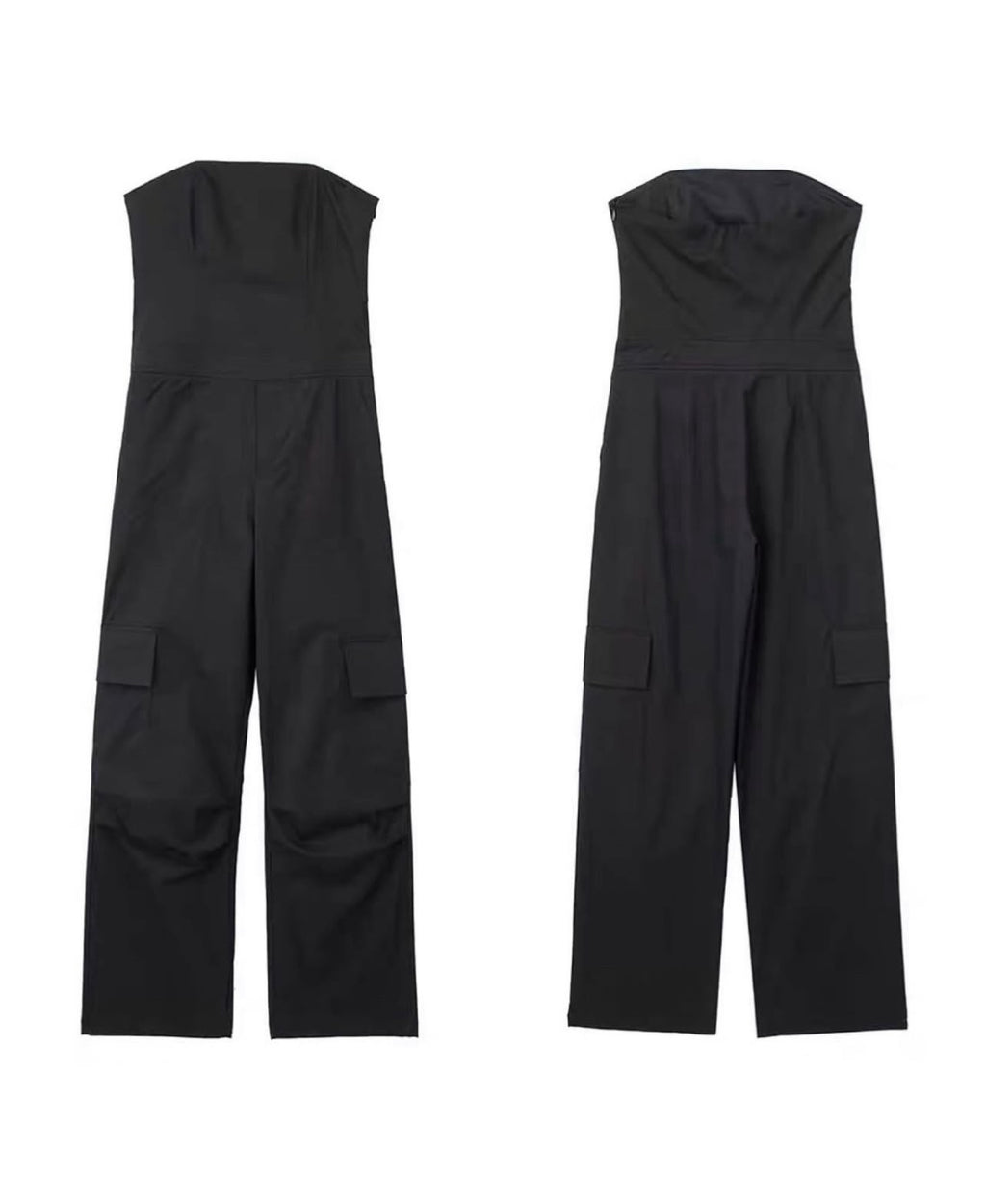 Zara
Bustier Cargo Jumpsuit