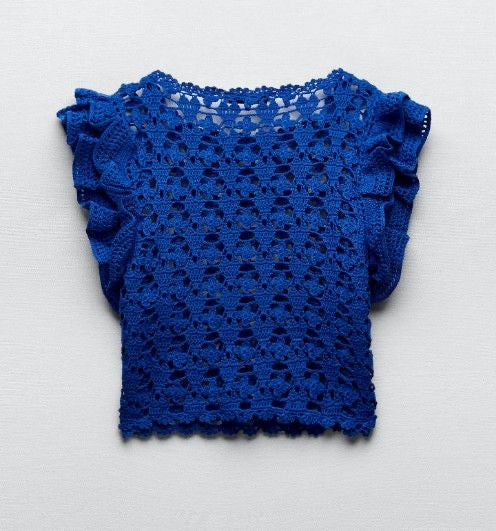 Zara Handmade crochet crop top
