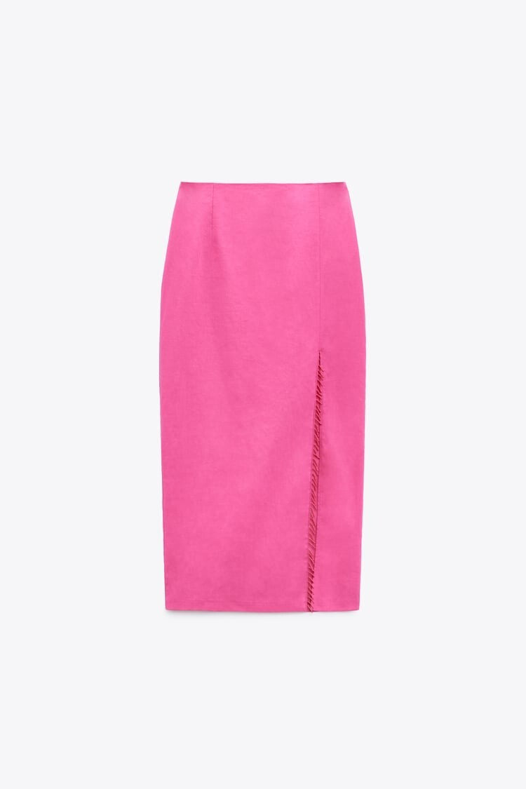 Zara
Tassled Linen Skirt