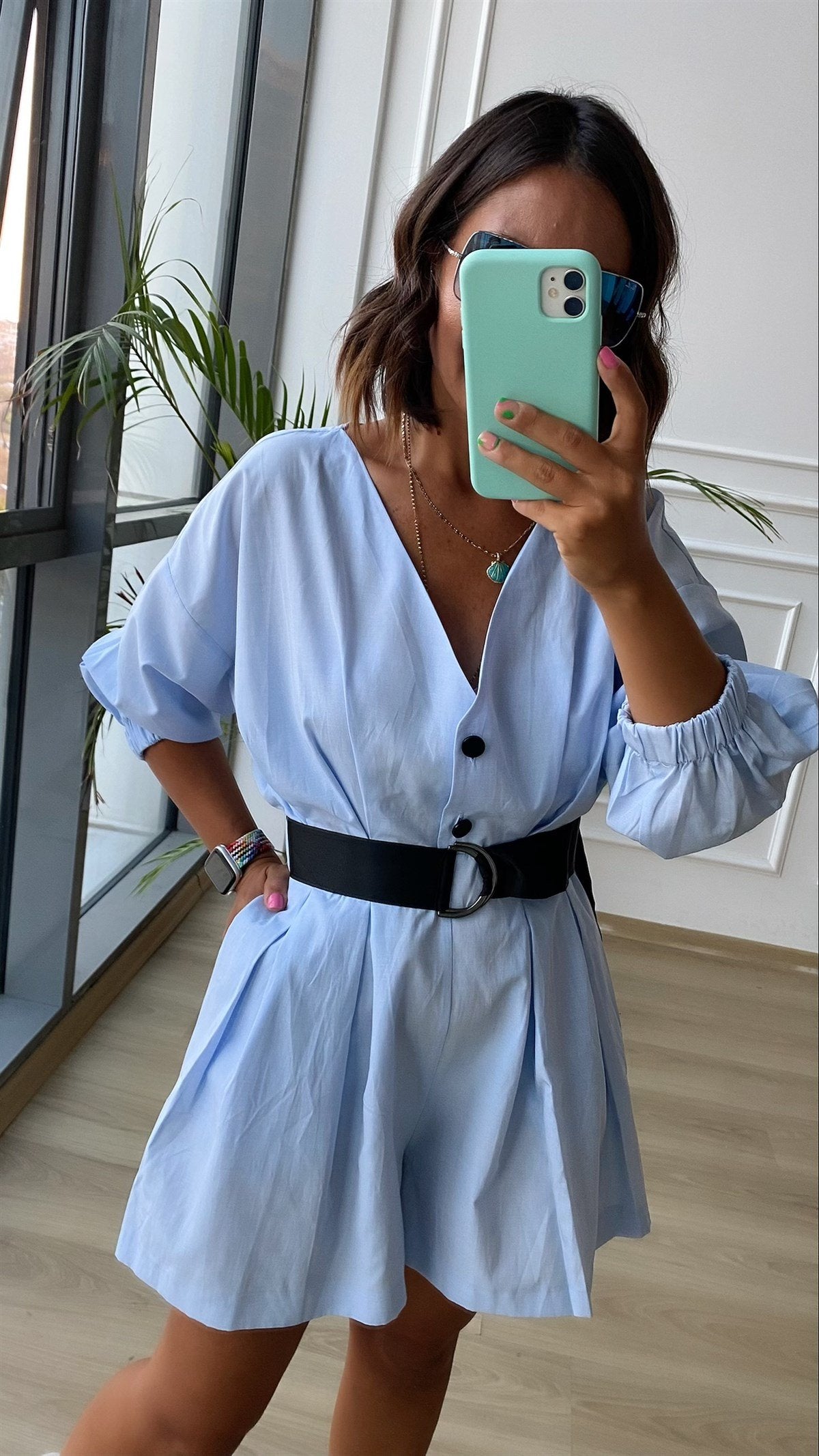 Zara
Poplin Belted Romper