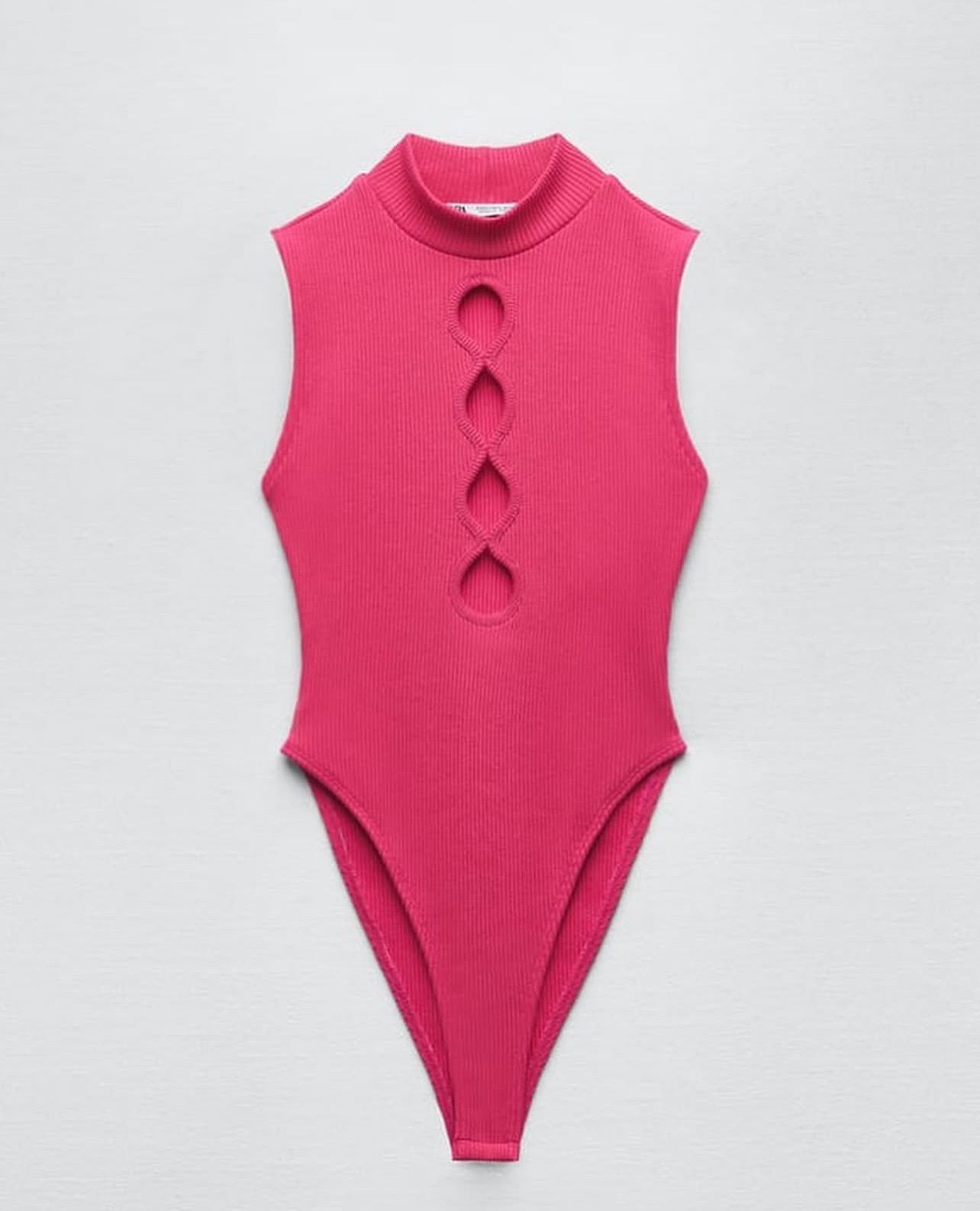 Zara Keyhole knit bodysuit