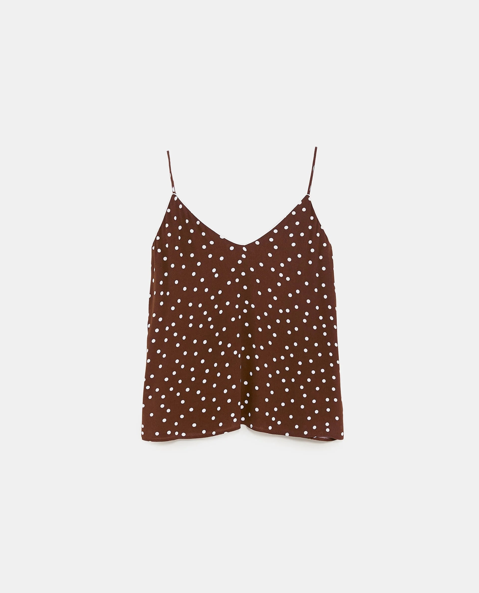 Zara
Polka dot strappy top