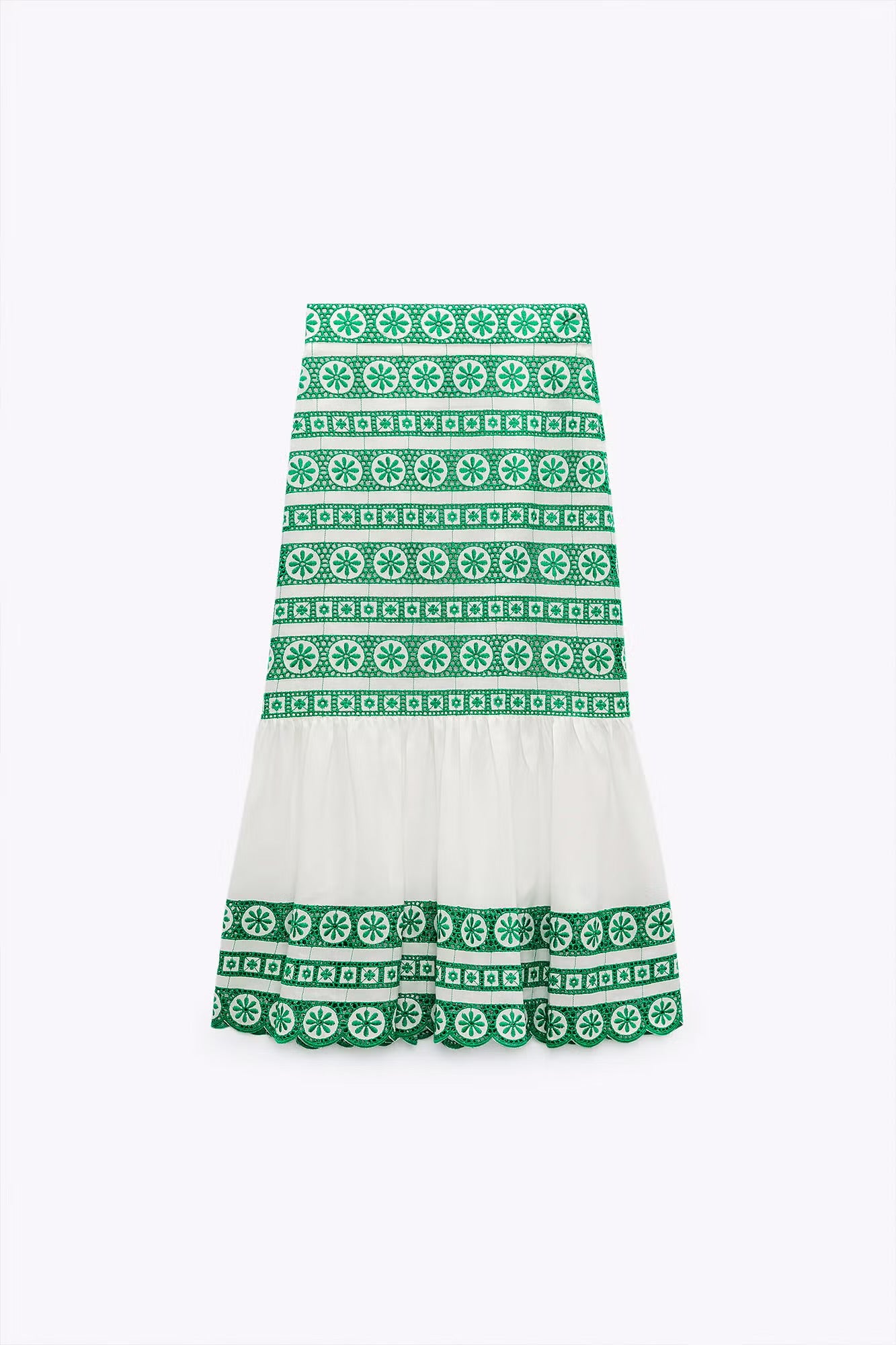 Zara
Boho Embroidered Skirt
