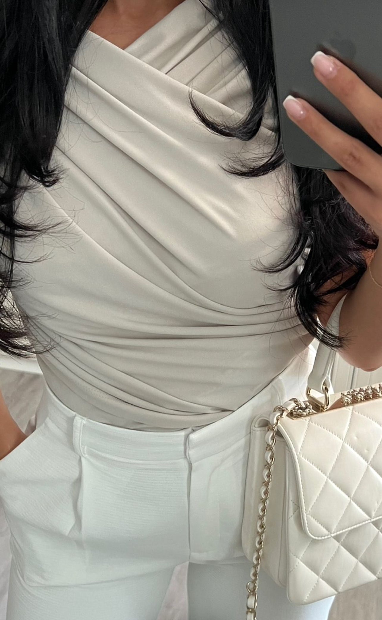 Zara
Cross-over cropped tank