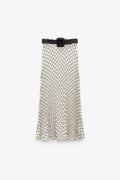 Zara
Belted pleated skirt