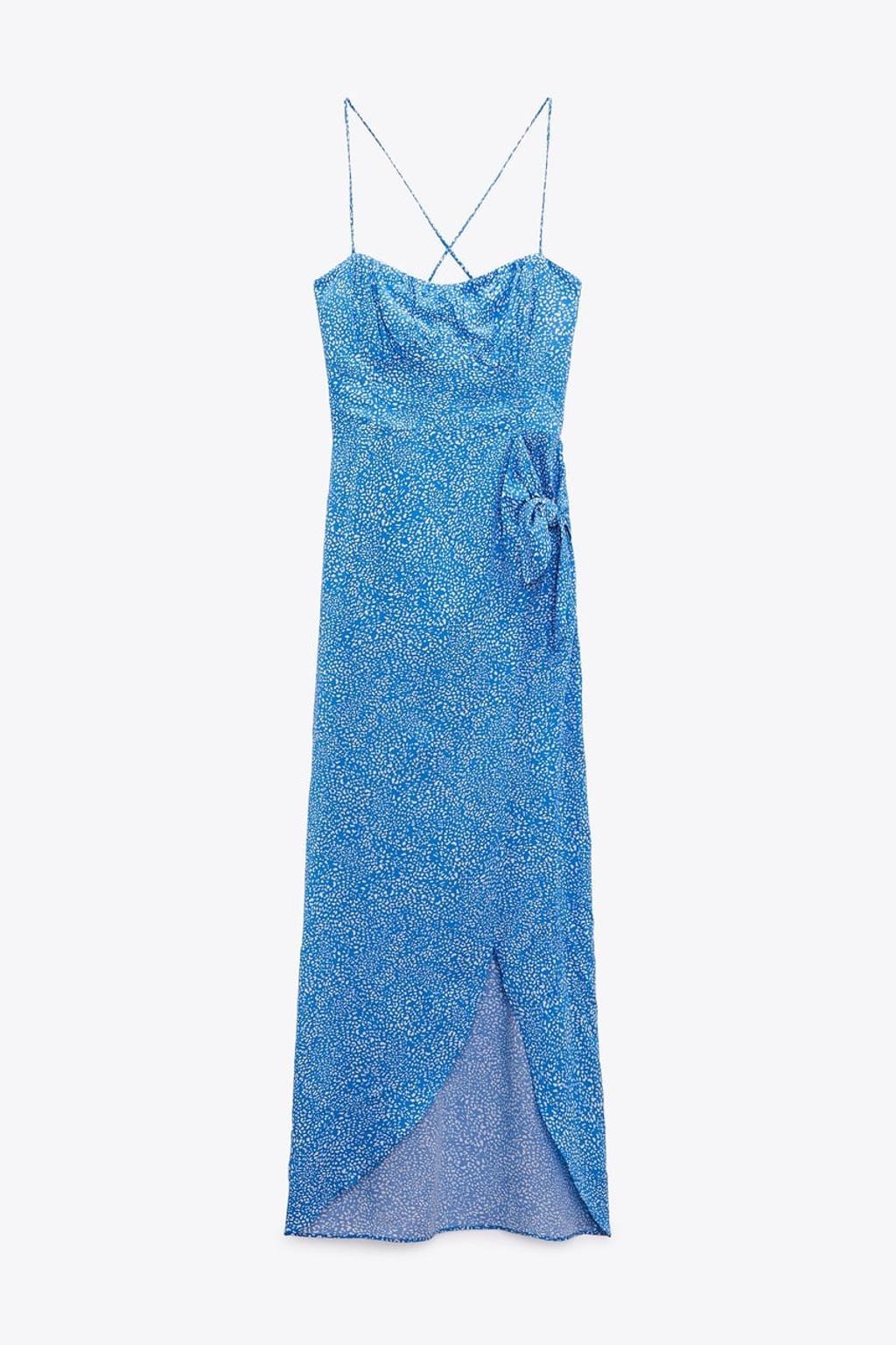 Zara
Strappy wrap detail dress
