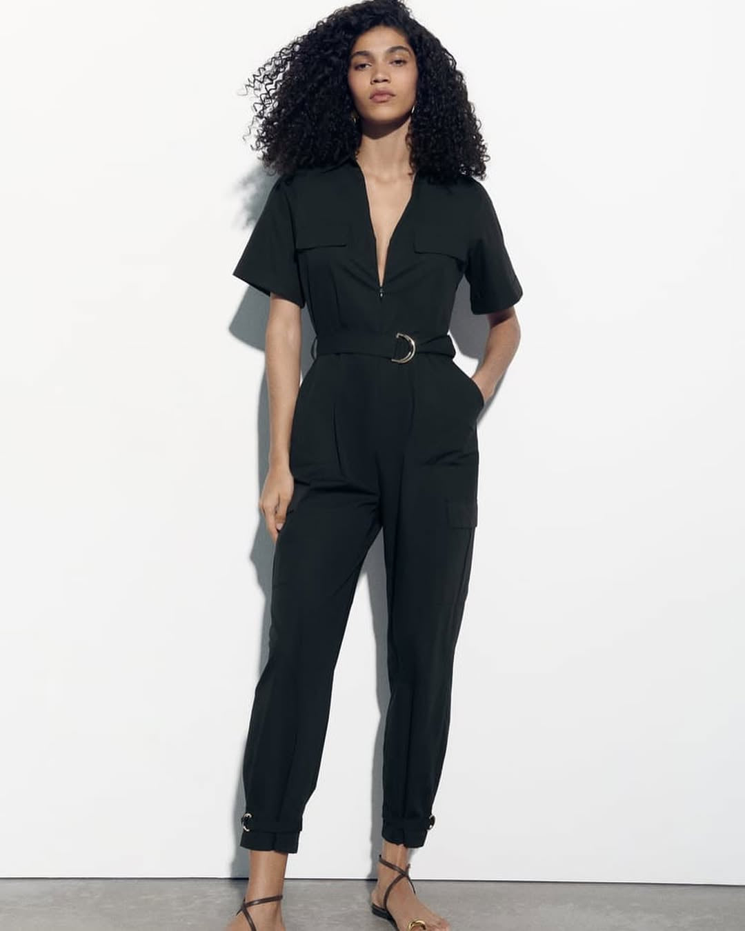 Zara Cargo jumpsuit