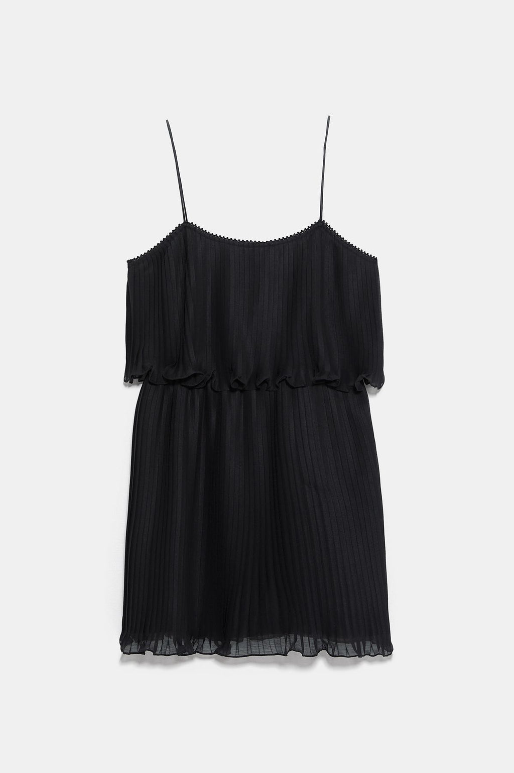 Zara 
Chiffon Pleated Dress