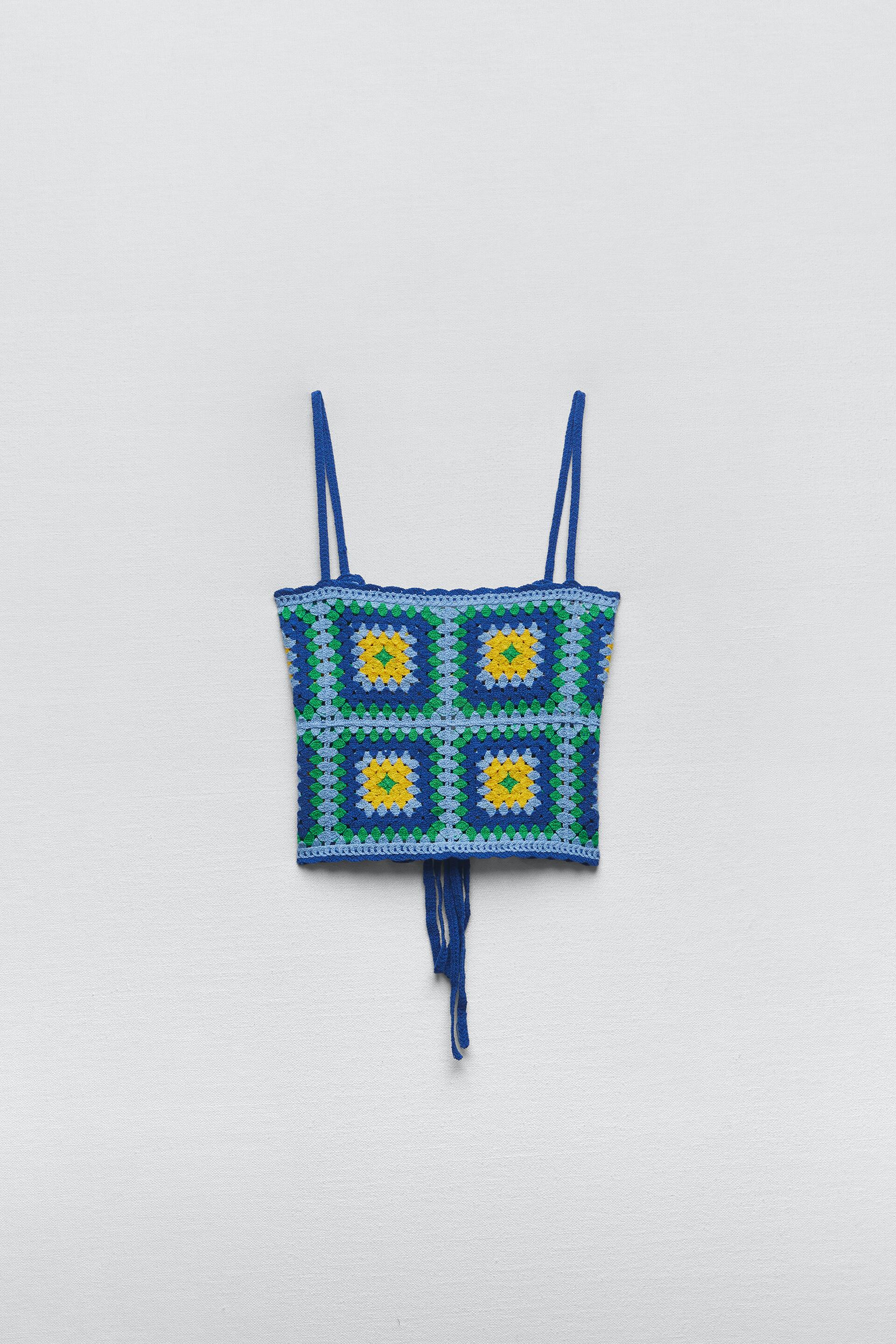 Zara
Crochet cropped top