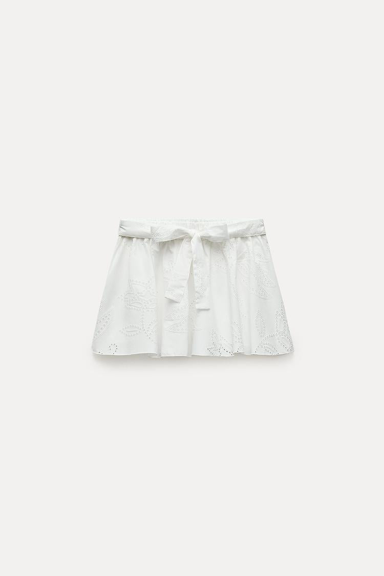 Zara
Embroidered skirt