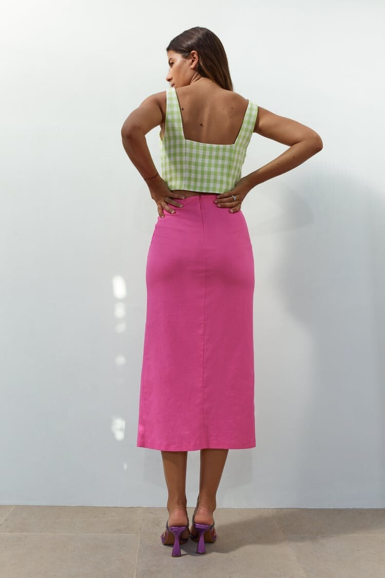 Zara
Tassled Linen Skirt