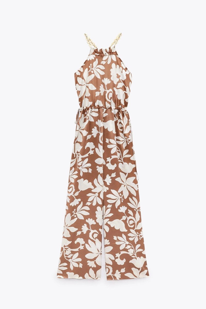 Zara
Satin halter jumpsuit