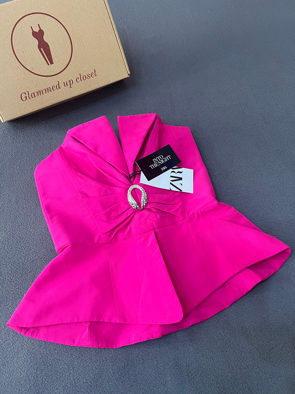 Zara
Limited edition peplum corset