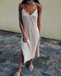 Zara
Metallic pleated dress
