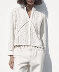 Zara
Cutwork beaded blouse