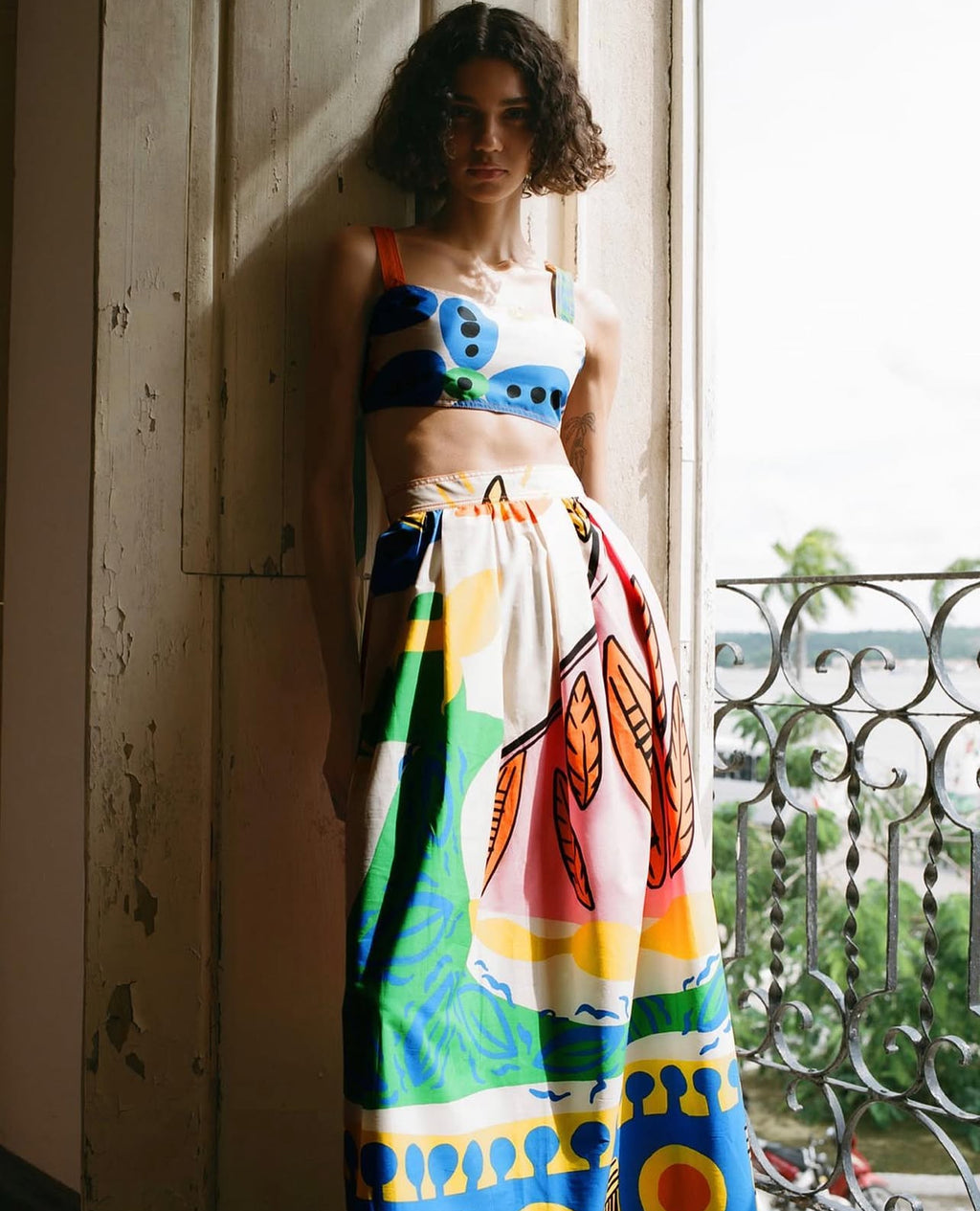 Zara
Abstract Print Skirt