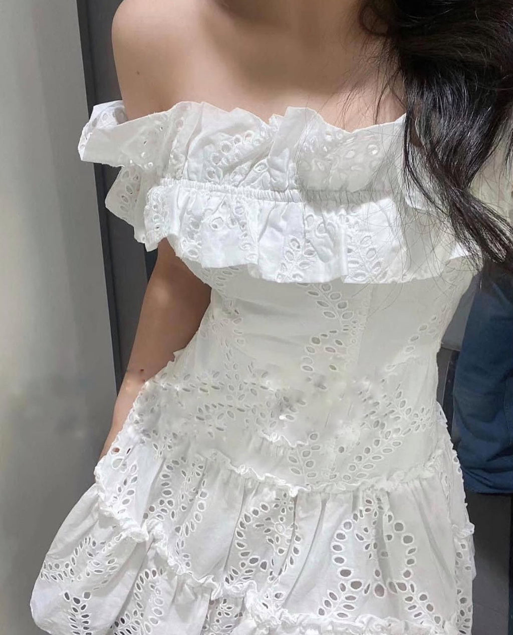 Zara
Cutwork embroidered dress