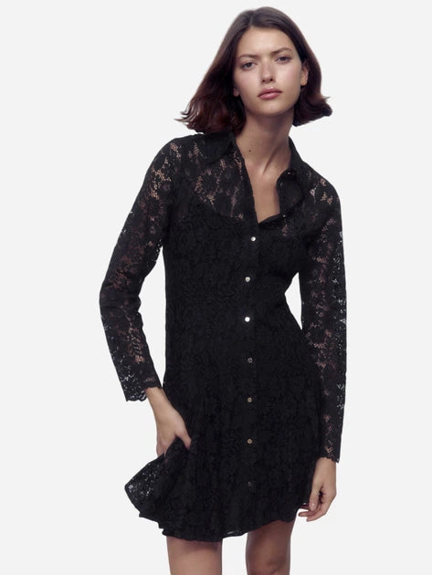 Zara
Lace buttoned dress