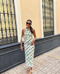 Zara
Geometric Tie-dye Dress
