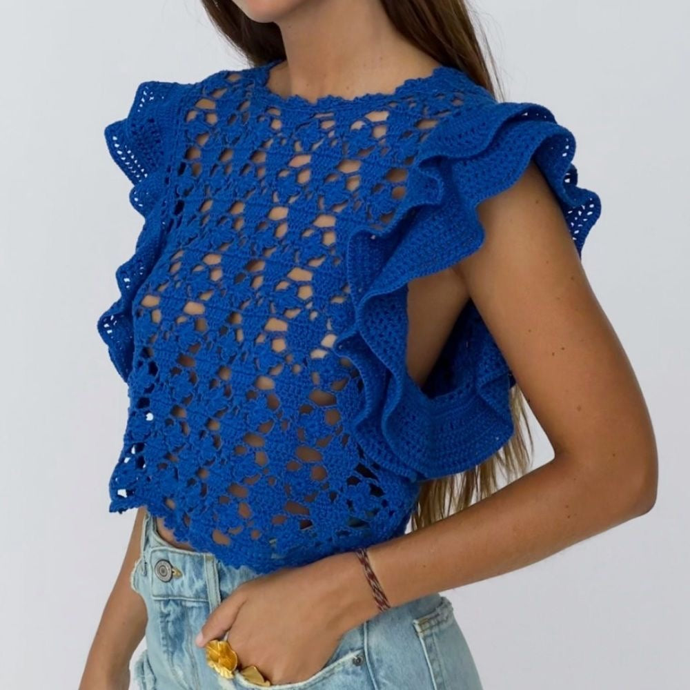 Zara Handmade crochet crop top