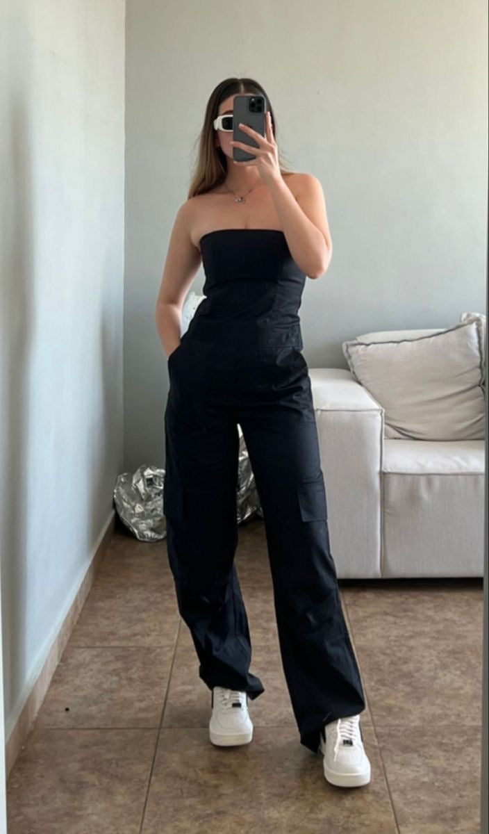 Zara
Bustier Cargo Jumpsuit