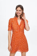Zara Floral chiffon dress