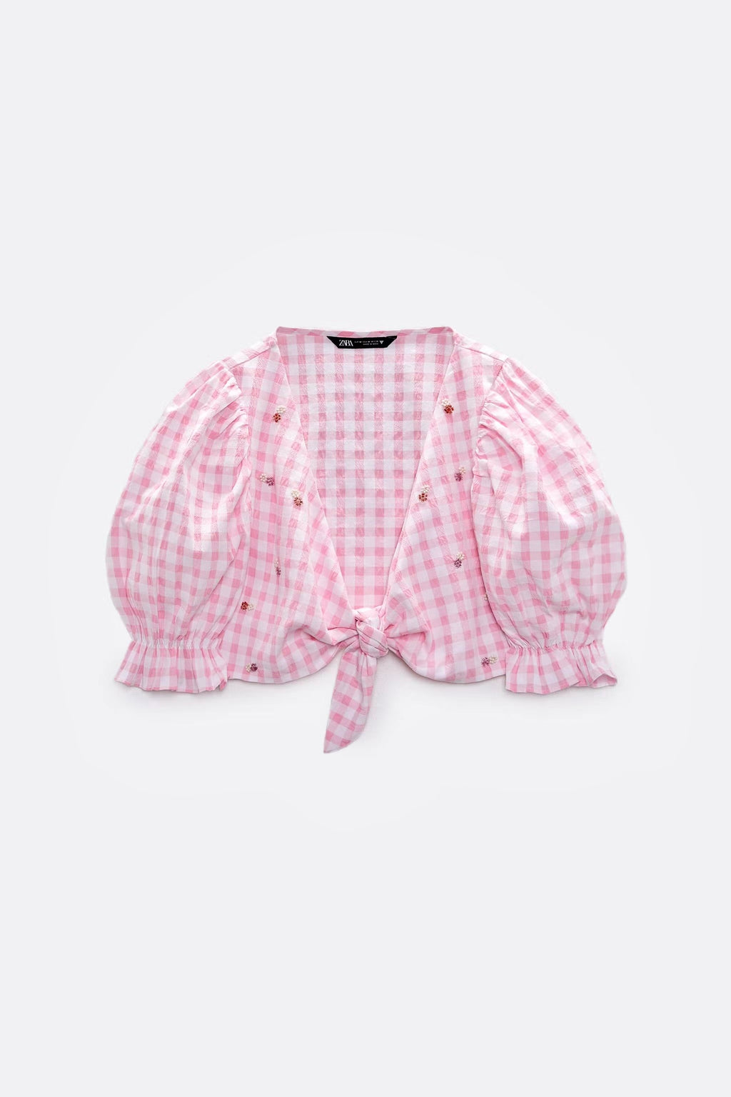 Zara
Cropped puffy sleeve top