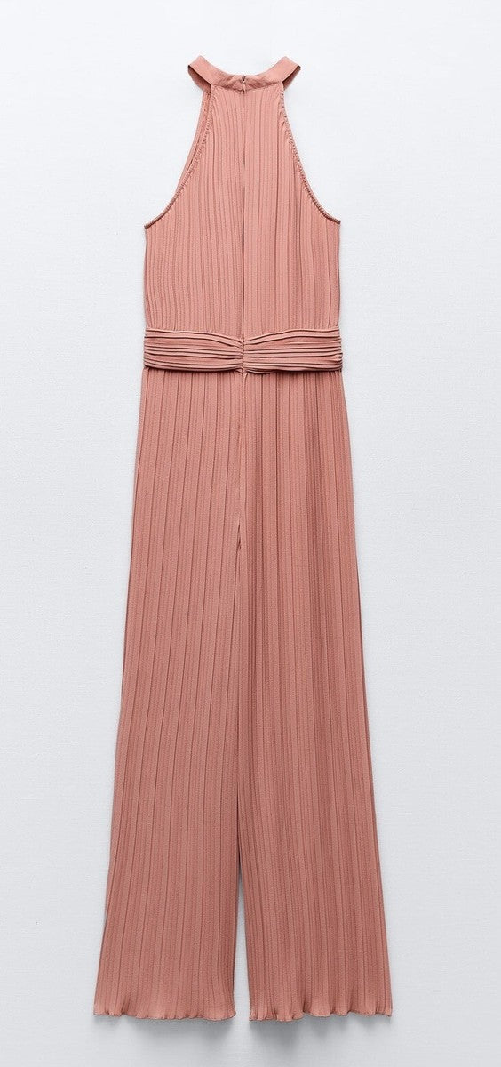 Zara
Halterneck pleated jumpsuit