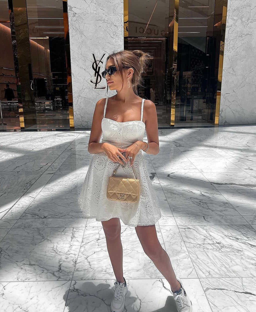 Zara
Cutwork bustier dress